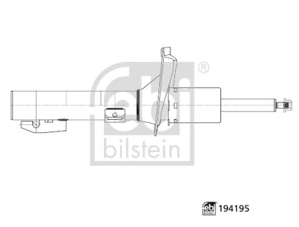 FEBI FORD амортизатор газ.передн.Transit 06- FEBI BILSTEIN 194195