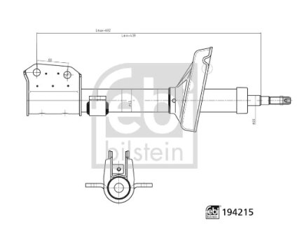 Фото febi renault амортизатор газ.передн.kangoo 1.6 16v,1.9dci 4x4 02- FEBI BILSTEIN 194215 FEBI RENAULT амортизатор газ.передн.Kangoo 1.6 16V,1.9dCi 4x4 02- FEBI BILSTEIN 194215