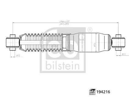 FEBI - Амортизатор FEBI BILSTEIN 194216