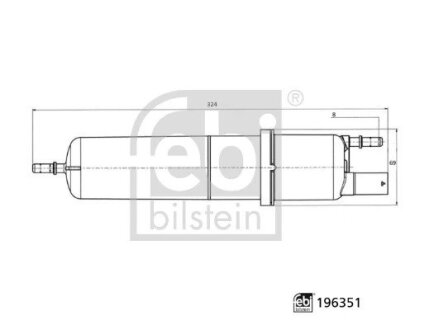 Фільтр палива FEBI BILSTEIN 196351