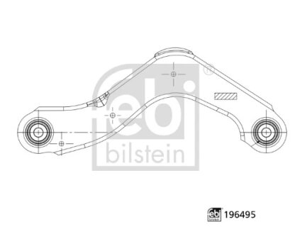 Важіль підвіски FEBI BILSTEIN 196495