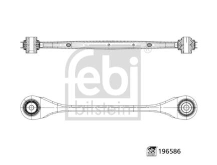 Важіль підвіски,задня вісь FEBI BILSTEIN 196586