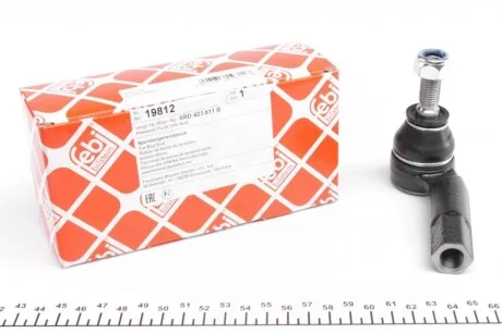 Наконечник тяги рулевой (L) Seat Cordoba/Ibiza/Skoda Fabia/Roomster/VW Polo 01- (M14x1,5) FEBI BILSTEIN 19812