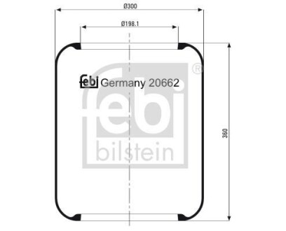 Подушка амортизуюча FEBI BILSTEIN 20662