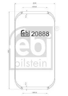 Подушка амортизуюча FEBI BILSTEIN 20888