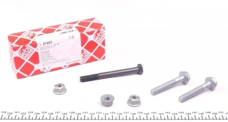 Болти важеля (переднього/зверху) Audi A4/ A6 95-05/ VW Passat 00-05 (к-кт) FEBI BILSTEIN 21503