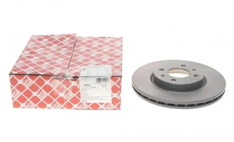 Диск тормозной (передний) Citroen Nemo/Peugeot Bipper 08- (257x22) FEBI BILSTEIN 22927