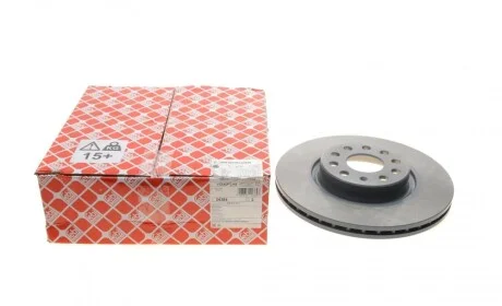 Диск тормозной (передний) VW Caddy III 04- (312x25) FEBI BILSTEIN 24384