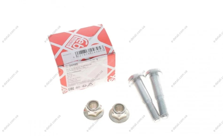 Болт важеля (переднього/зверху) Ford Escort/Orion/Scorpio/Sierra 82-08 (M10x1,5) (к-кт) FEBI BILSTEIN 24395 (фото 1)