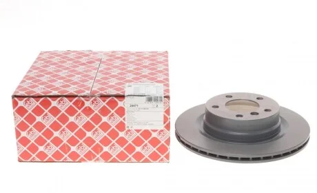Диск тормозной (задний) BMW 1 (E81/E87)/3 (E90/E91/E92) 05-13 (300x20) FEBI BILSTEIN 24471