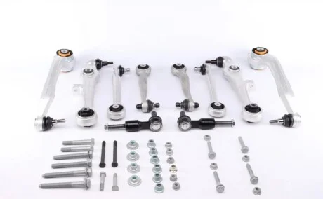 Комплект рычагов подвески (передней) Audi A4 94-00/A6 97-05/VW Passat B5 00-05 (тонкий палец/полный) FEBI BILSTEIN 24900