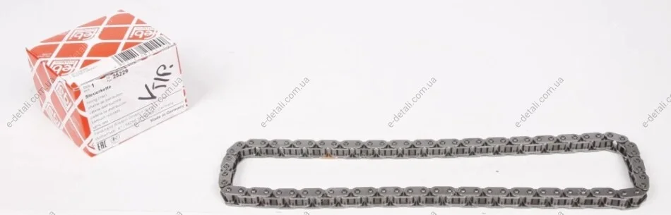 Цепь насоса масляного Ford Transit 2.0-2.4 DI/TDE/TDCi 00- (z=76) FEBI BILSTEIN 25229 (фото 1)