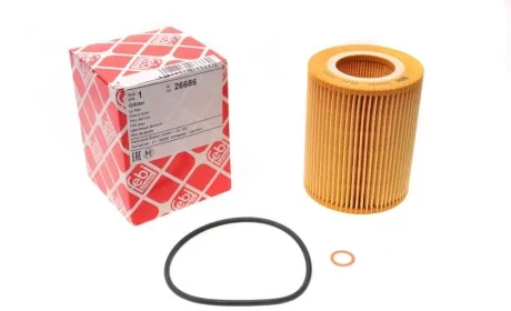 Фільтр масляний BMW 3 (E36/E46)/ 5 (E39/E60/E61)/ 7 (E38/E65/E66/E67) FEBI BILSTEIN 26686