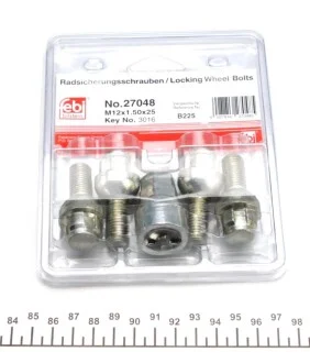 Комплект колісних болтів із замком FEBI BILSTEIN 27048