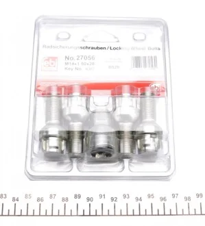 Комплект колісних болтів VW Caddy III/ T4/ T5 (M14x1.5mm) FEBI BILSTEIN 27056