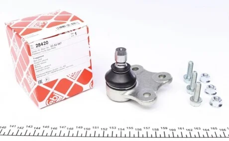 Опора шаровая (передняя/снизу) Citroen Nemo/Fiat Fiorino 08- FEBI BILSTEIN 28420