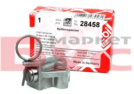 FEBI FIAT натягувач ланцюга Doblo 05- FEBI BILSTEIN 28458