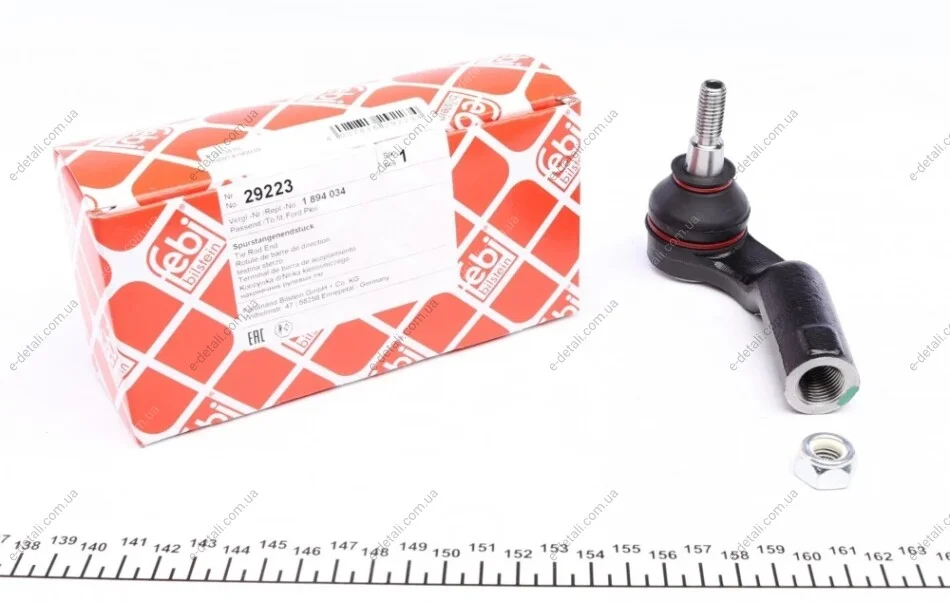 Наконечник тяги рулевой (L) Ford Focus II/Volvo C30 1.4-2.5 03-12 FEBI BILSTEIN 29223 (фото 1)