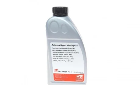 Масло ATF (1L) Dexron III/BMW ATF 6/Ford WSS-M2C922-A1/Toyota T-II,T-III FEBI BILSTEIN 29934
