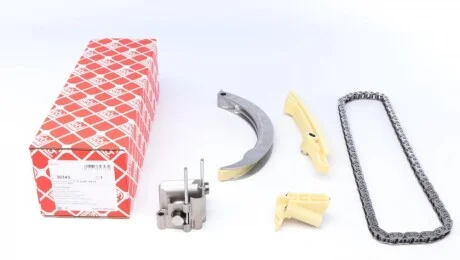 Комплект цепи ГРМ Opel Omega B 2.5 DTI/3 (E46)/5 (E39)/7 (E38)/X5 (E53) (M57D25/M57D30) 94-06 (z=90) FEBI BILSTEIN 30343