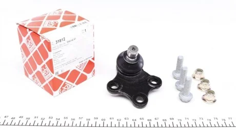 Опора шаровая (передняя/снизу) Citroen Berlingo/Peugeot Partner 96- (d=16mm) FEBI BILSTEIN 31812