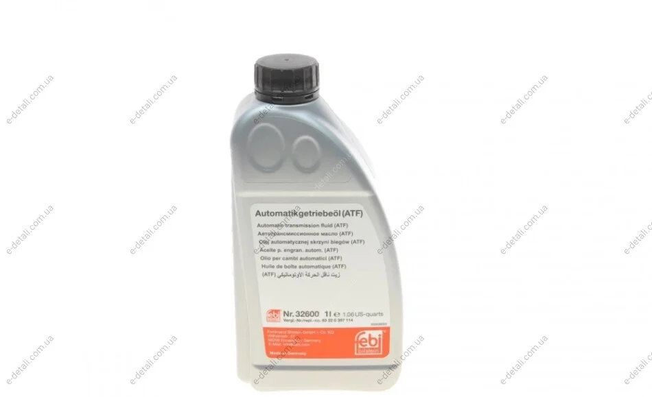 Масло ATF Dexron VI (1L) (Opel/BMW/MB) FEBI BILSTEIN 32600 (фото 1)