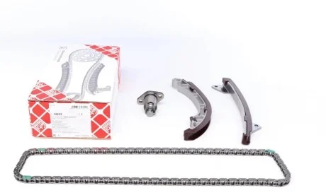 Комплект цепи ГРМ Toyota Avensis/Corolla/Rav 4 1.4/1.6/1.8 99- (z=130) (симплекс) FEBI BILSTEIN 32692