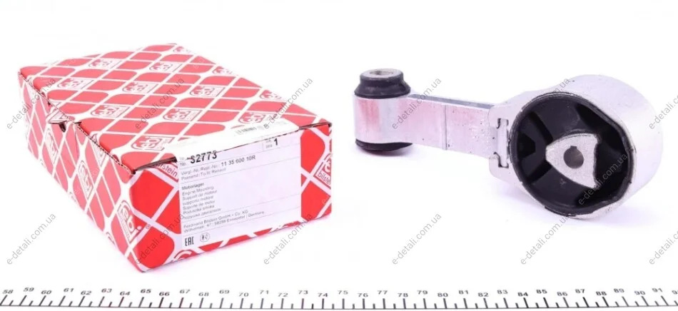 Подушка двигуна (верхня) (R) Renault Megane III 1.9 dCi 08- FEBI BILSTEIN 32773 (фото 1)