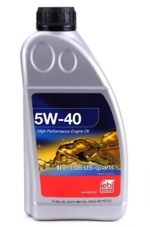 Масло 5W40 (1L) (MB229.3/VW 502 00/505 00/RN 0700/BMW Longlife-01) FEBI BILSTEIN 32936
