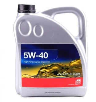 Масло 5W40 (4L) (MB229.3/VW 502 00/505 00/RN 0700/BMW Longlife-01) FEBI BILSTEIN 32937