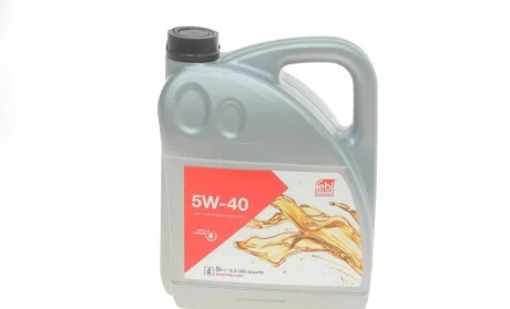 Масло 5W40 (5L) (MB229.3/VW 502 00/505 00/RN 0700/RN 0710/BMW Longlife-01) FEBI BILSTEIN 32938