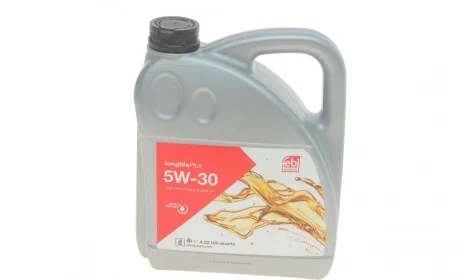 Масло Longlife Plus 5W30 (4L) (VW 504.00/507.00/MB 229.51) FEBI BILSTEIN 32946