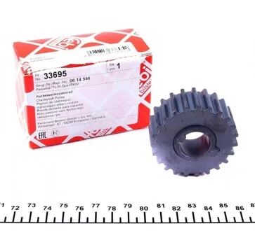 Шестерня коленвала Opel Combo/Astra F/G/Vectra B 1.6-1.8 94- (z=23) FEBI BILSTEIN 33695