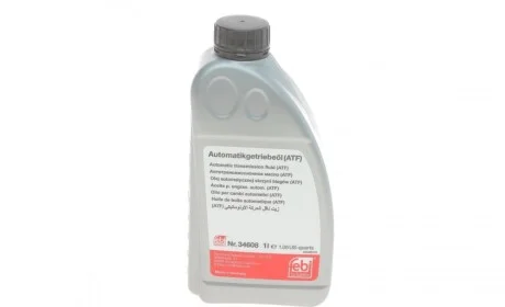 Масло трансмиссионное ATF Tiptronic VAG (1L) (оригинальное только для 6-ступенчатых АКПП) (желтое) FEBI BILSTEIN 34608