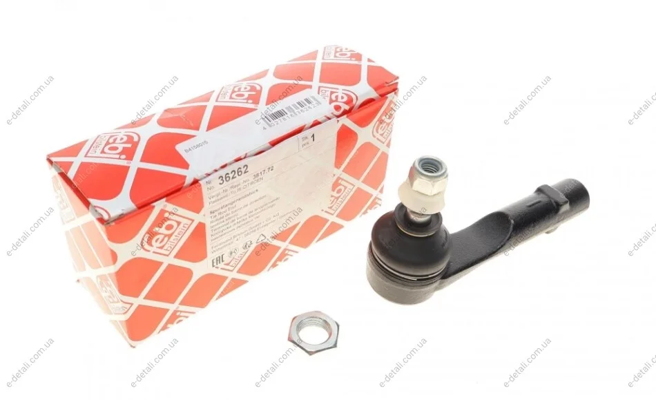 Наконечник тяги рульової (R) Citroen C4 Grand PicassoI/C4 Picasso I 06- FEBI BILSTEIN 36262 (фото 1)