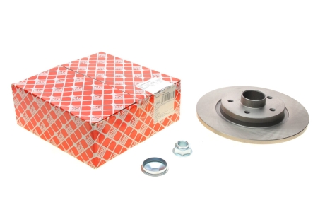 Тормозной диск с подшипником, сенсорным кольцом ABS, гайкой оси и защитным колпаком. FEBI BILSTEIN 38304 (фото 1)
