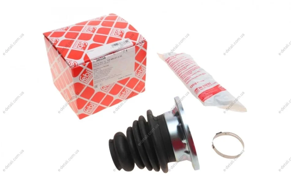 Пильник ШРКШ (внутрішній) VW Caddy II 1.9TDI 96-03 (к-кт) FEBI BILSTEIN 38335 (фото 1)