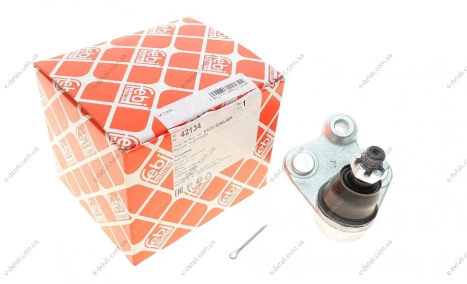 Опора шаровая (передняя/снизу/L) Honda CR-V 2.0/2.4/2.2D 06-12 FEBI BILSTEIN 42134 (фото 1)