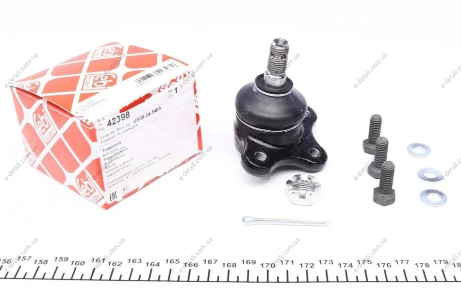Опора кульова (передня/зверху) Ford Ranger/Mazda B-serie/BT-50 2.2-3.0D 85-15 FEBI BILSTEIN 42398 (фото 1)