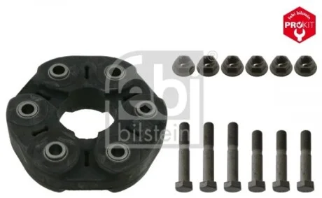Муфта карданного валу еластична Porsche Cayenne/VW Amarok/Touareg 2.0-6.0 02-16 FEBI BILSTEIN 43524