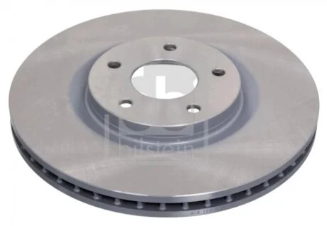 Диск тормозной (передний) Nissan Juke 13-/Qashqai 07-13/Renault Koleos 08- (320x28) (с покр) (вент.) FEBI BILSTEIN 44027