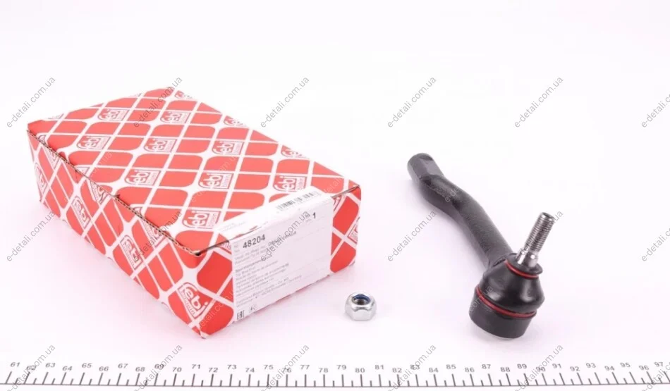 Наконечник тяги рулевой (R) Nissan Juke/Leaf 10- FEBI BILSTEIN 48204 (фото 1)
