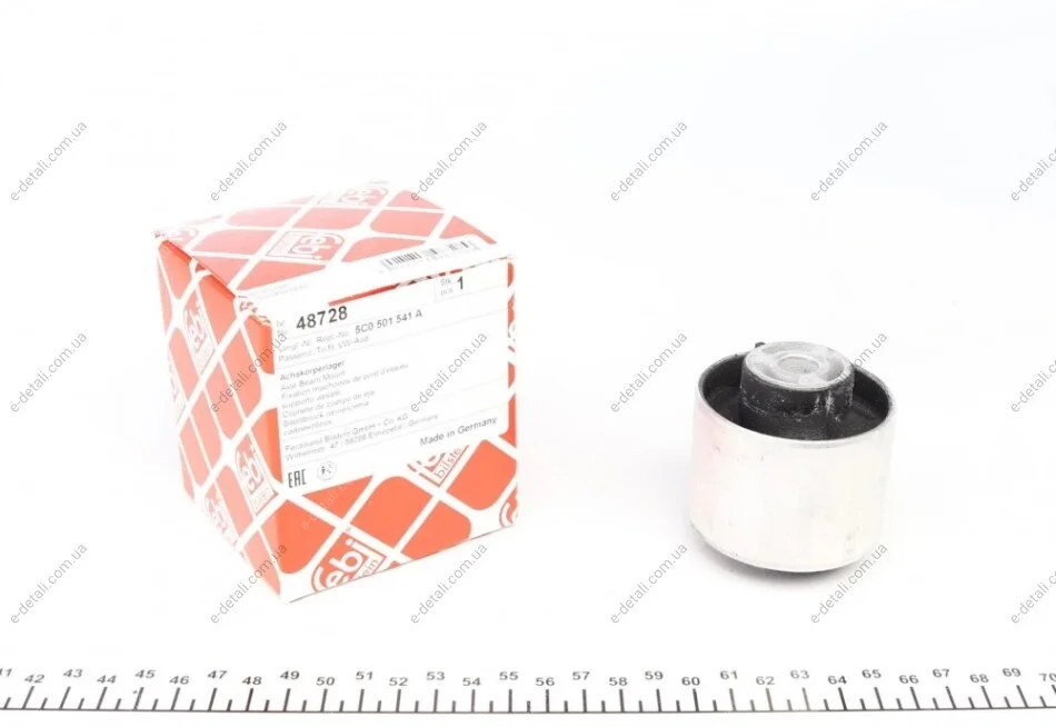 Сайлентблок балки (задньої) VW Jetta/Beetle 10- FEBI BILSTEIN 48728 (фото 1)