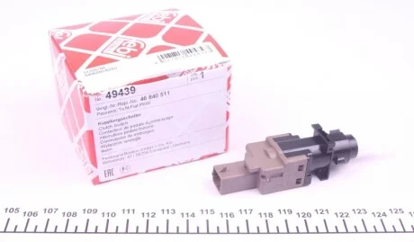 Датчик педали сцепления/тормоза Fiat Doblo/Ducato 01-/ Citroen Jumper 01-/Peugeot Boxer 94- FEBI BILSTEIN 49439