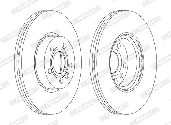 Диск тормозной FERODO DDF1160C (фото 1)