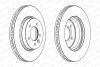 Диск тормозной FERODO DDF1430C-1 (фото 1)