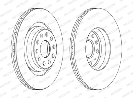 Диск тормозной FERODO DDF1503C