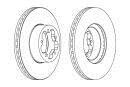 Диск гальмівний FERODO DDF1555