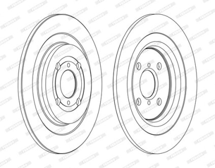 Гальмівний диск FERODO DDF1588C