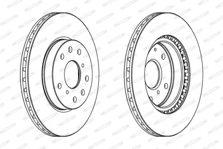 Гальмівний диск FERODO DDF1620C